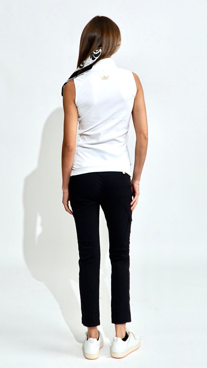 Elena 5 Pocket Ankle pant in Black