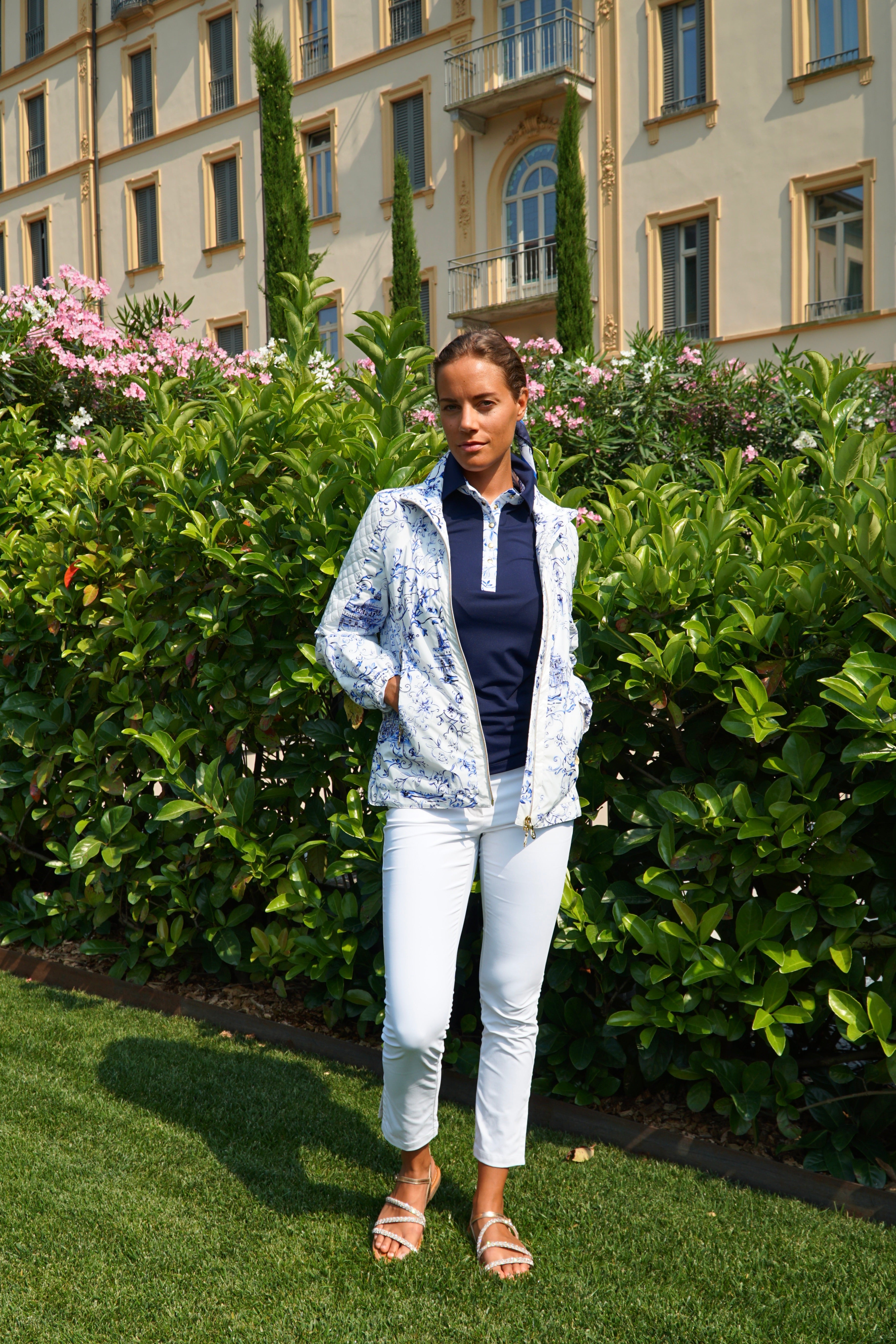 Ziana Windbreaker Jacket in Venezia Print