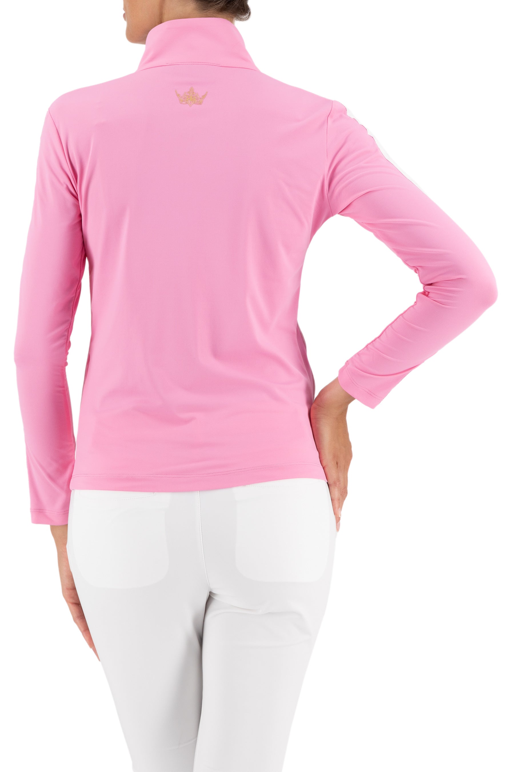 Azelia Jacket in Bubblegum Pink/White