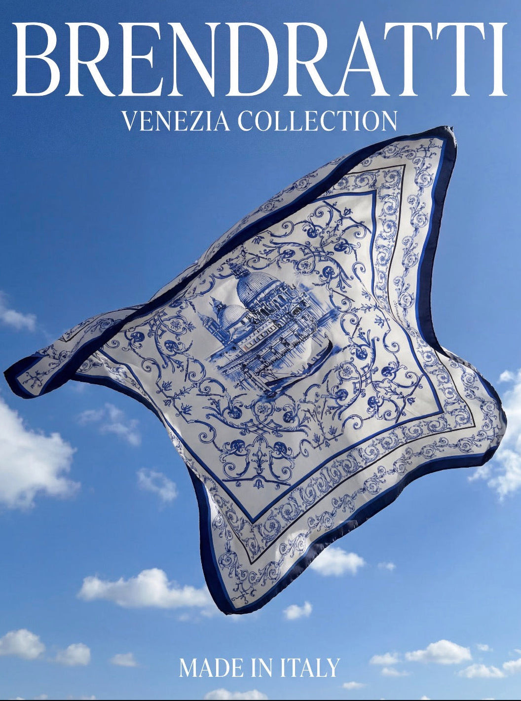Venezia print Silk Scarf