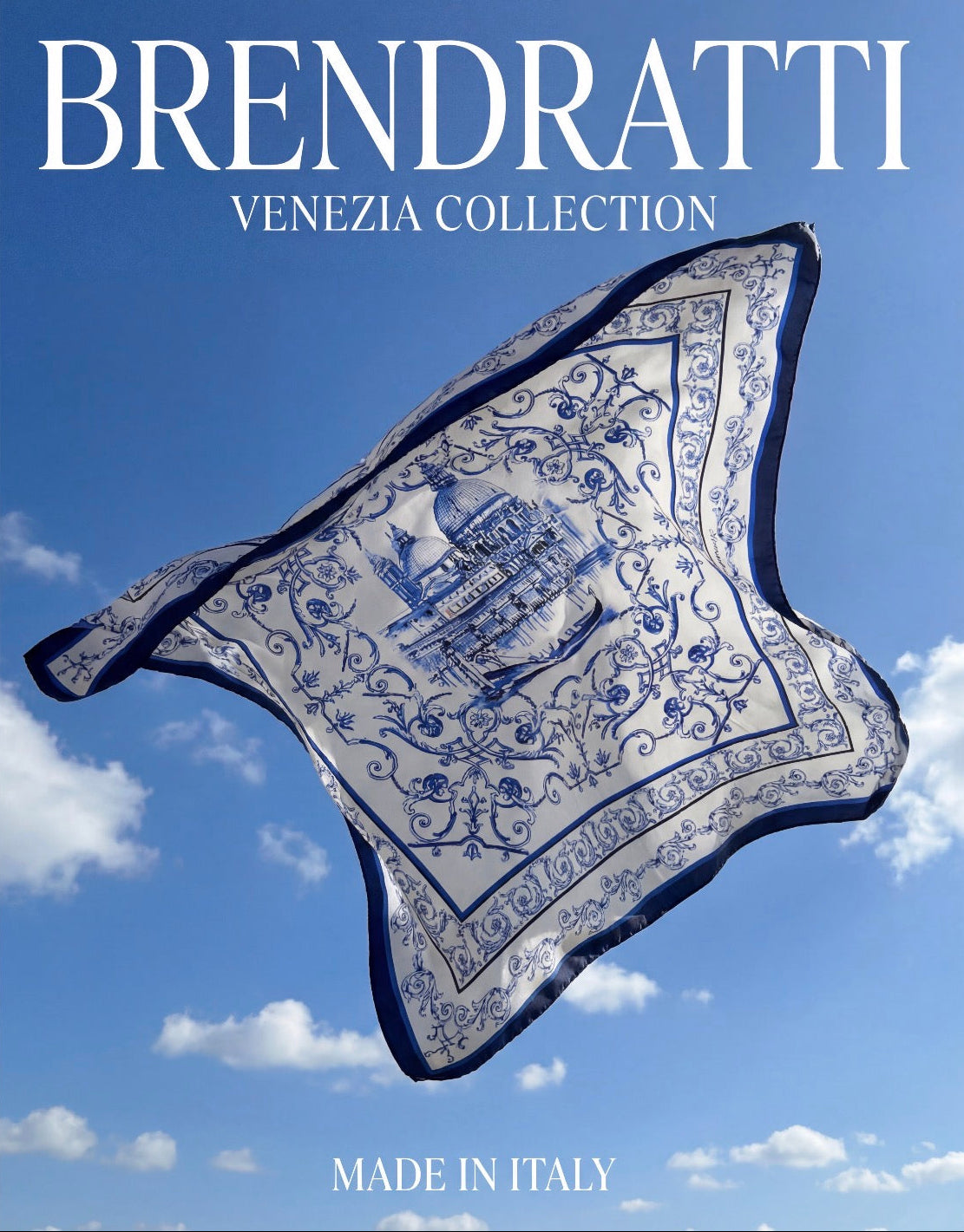 Venezia print Silk Scarf
